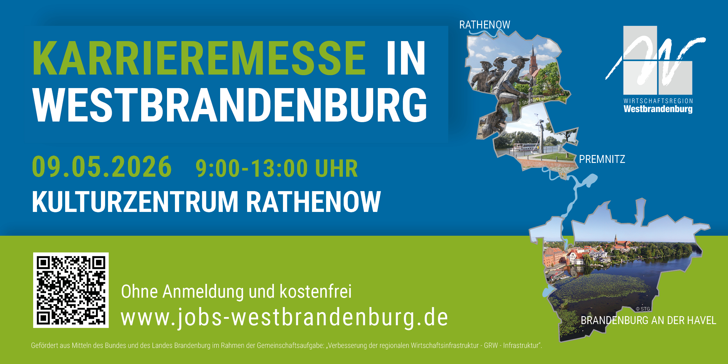 Flyer Karrieremesse Westbrandenburg 2026