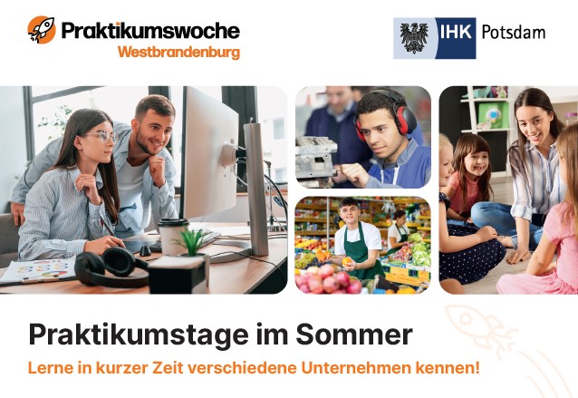 Plakat Praktikumswoche Westbrandenburg