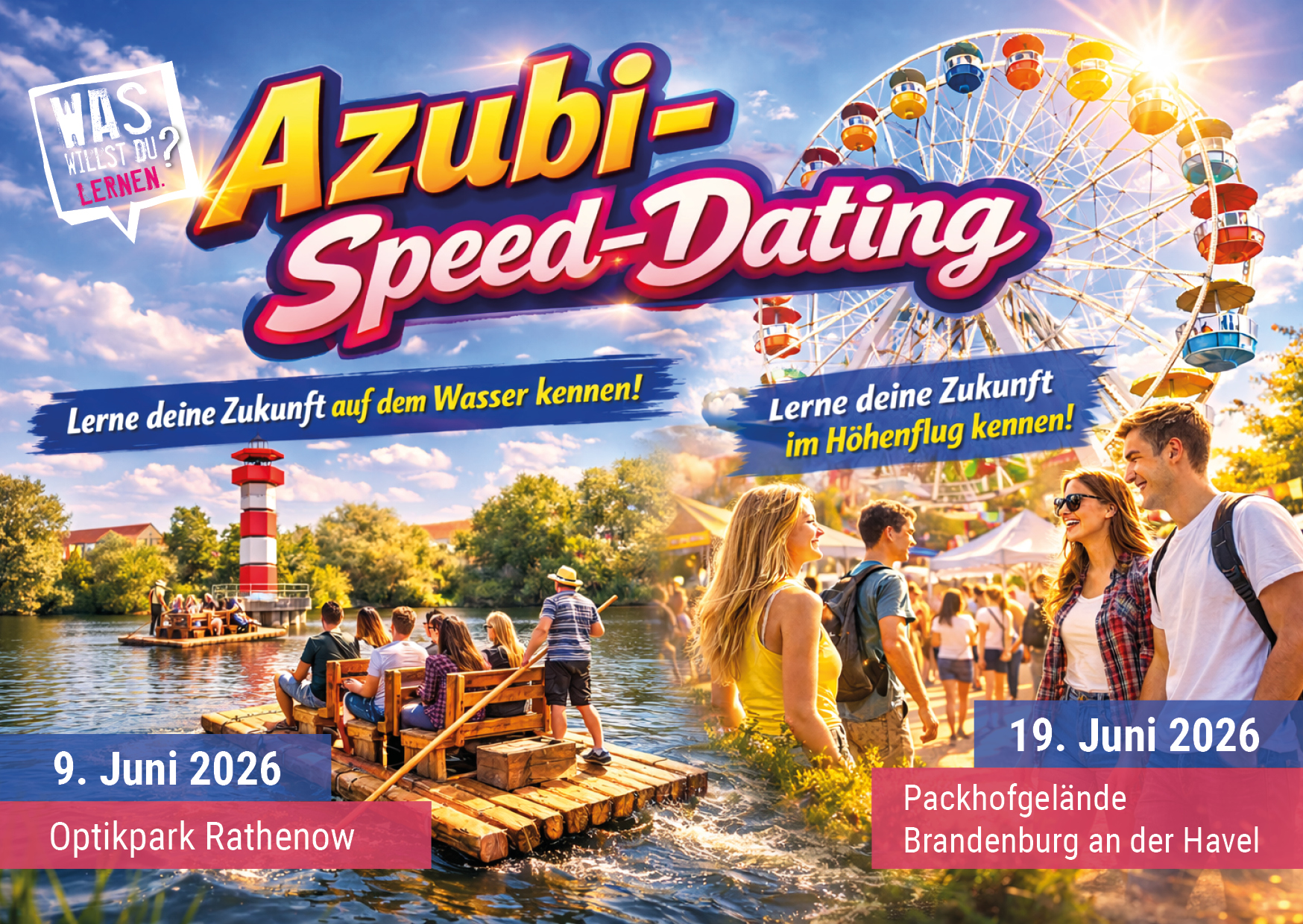Flyer_ASD_Riesenrad+Optikpark_2026_Postkartenformat_quer Azubi-Speed-Datings der WRWB (quer)