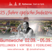 Grafik zum Opti Industrie Jubiläum 225 Jahre Stadt Rathenow