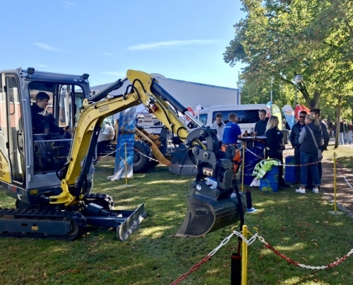 Berufemarkt2026_ÜAZ Aussteller auf dem Außengelände ÜAZ auf dem 26. Berufemarkt Westbrandenburg
